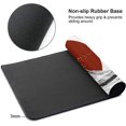 thumbnail image 2 of Black White Wave Gaming Mouse Pad XXL Japanese Red Sun Extended Big Large Desk Mat Non-Slip Rubber Base Stitched Edge Long Keyboard Mousepad for PC Computer Laptop,35.4×15.7 Inches, 2 of 5