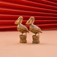 thumbnail image 3 of Brass Statues Figurines Retro Pelicans Statue Figurines Sculptures Tabletop Centerpieces Home Decors Collectibles, 3 of 7