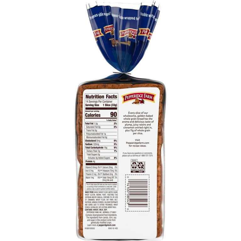 Pepperidge Farm Raisin Bread