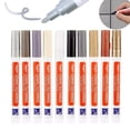 thumbnail image 2 of Rotulador impermeable para lechada de azulejos, color blanco, restaurador de lechada de pared, para baño, pared, suelo, descontaminación, reparación de juntas, 1 unidad, color negro, 2 of 6