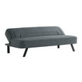 thumbnail image 5 of Serta Fletcher Modern Twin Futon, Charcoal Woven Fabric, 5 of 13