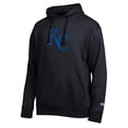 thumbnail image 2 of Men's Champion Black Kansas City Royals All Star Embroidered Logo Hoodie, 2 of 3
