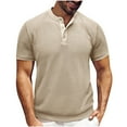 thumbnail image 1 of Styesk T-Shirts pour Homme à Manches Courtes Musclé Robuste Basique Blouse de Couleur Unie T-Shirt Haut à Manches Courtes Col Rond Blouses Chemises, 1 of 5