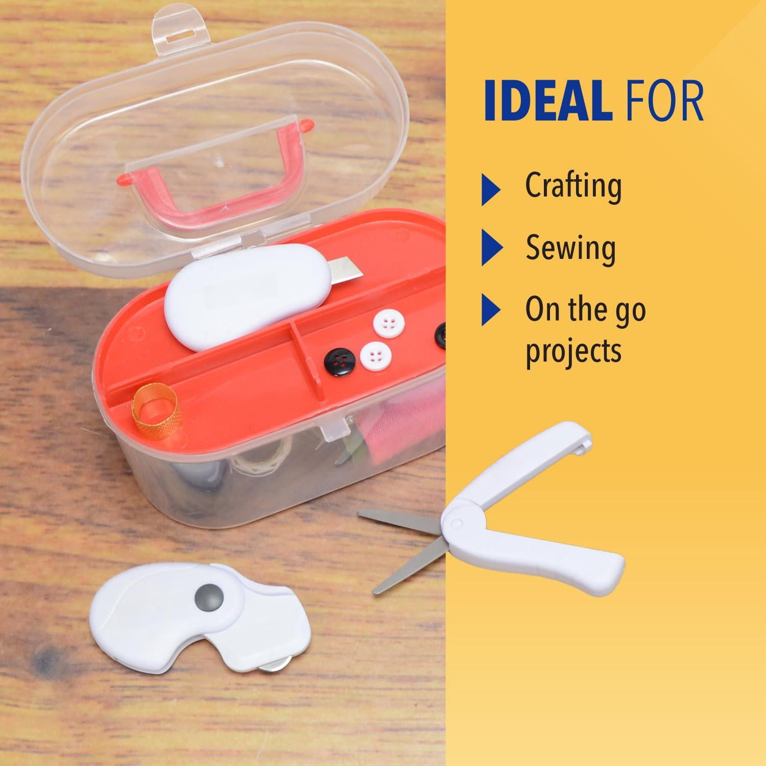 Titanium-bonded Mini 3-piece Travel Set - Folding For Fabric And Paper  Slicer & Rotary