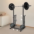 thumbnail image 2 of Barbell Rack Adjustable Barbell Weight Stand Multi-Function Rack Home Gym, 2 of 19
