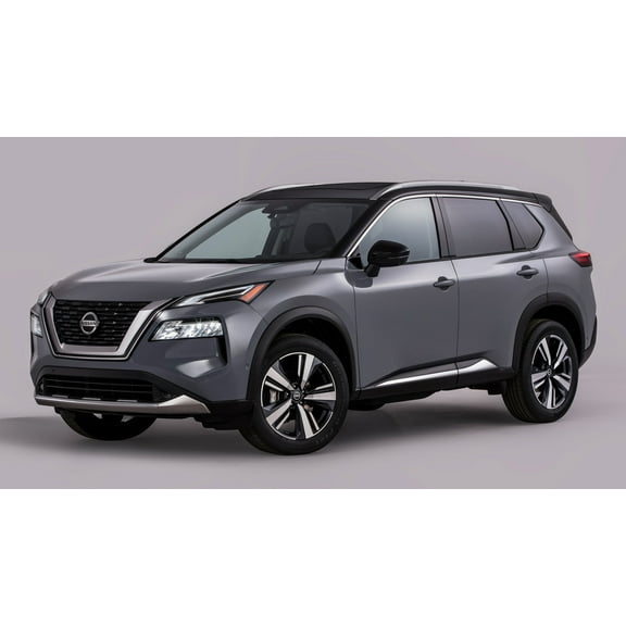 2021 Nissan Rogue - 12x18 Inch Laminated Poster - Stunning Detail and Bold Colors