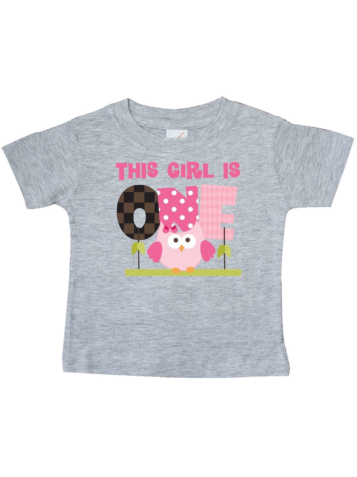 inktastic First Birthday 1 Year Old Girl Unicorn Baby T-Shirt