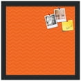 thumbnail image 2 of PinPix ArtToFrames 12x12 Custom Cork Bulletin Board    Poster Board Has a Fabric Style Canvas Finish, Framed in Satin Black (PinPix-517), 2 of 5