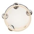 thumbnail image 1 of Tamburina, poliéster Beech Wood 154 mm Sono Crujiente Sígido MEJORE Talento Musical Tambourina para Bailar, 1 of 7