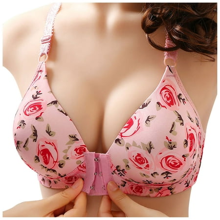 

Sngxgn Strapless Bras For Women Women’s Constant Convertible Strap Lightly Lined Demi Bra Pink 38