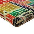 thumbnail image 2 of Ambesonne Retro Fitted Sheet, Music Rock 'n' Roll Poster, Twin XL Size, Multicolor, 2 of 3