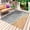Gray, variant on Outdoor Rug 3' x 5', Burnt Orange Ombre Coastal Large Carpet Area Rugs for Patio, RV, Deck, Summer Nautical Beach Ocean Seaside Water Absorption Camping Rug, Lightweight Washable Rugs Runner