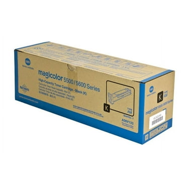 OEM Konica Minolta (A06V133) Toner Cartridge, BLACK, 12K YIELD - for use in Konica Minolta MAGICOLOR 5550 printer, MAGICOLOR 5570 printer, MAGICOLOR 5650EN printer, MAGICOLOR 5670EN