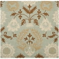 thumbnail image 6 of SAFAVIEH Blossom Maris Floral Medallion Wool Area Rug, Blue/Multi, 6' x 6' Square, 6 of 10
