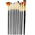 thumbnail image 2 of Paint Brushes Set, Flat Mixed Drawing Brush, Fan-Shaped for Beginner, 2 of 7