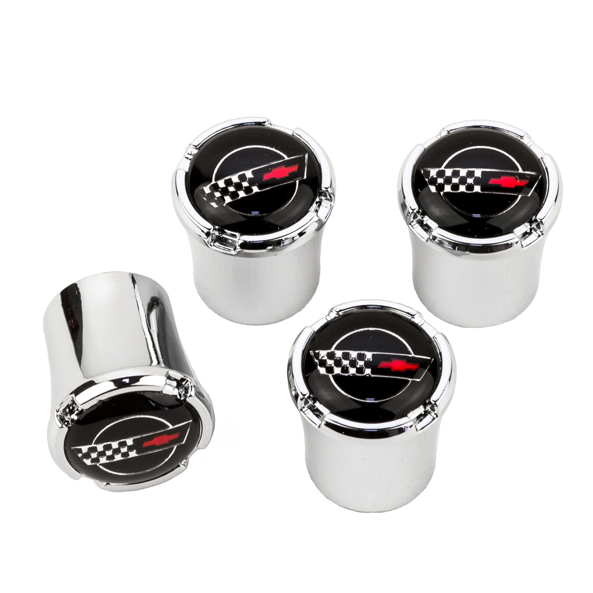 C4 Corvette Chrome Valve Stem Caps