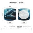 thumbnail image 5 of Honeii 3D Realistic Shark Print Square Cushion Cover with Elastic Band & Ties,Sofa Cushion Covers,Furniture Protector for Living Room,Washable Sofa Seat Slipcover-Six Piece, 5 of 7