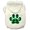 Cream, variant on Pet Dog Cat Hoodie Screen Printed, "Green Argyle Paw"