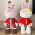 thumbnail image 3 of Blocks Momo Doodle Rabbit Nano Cartoon Colour Large Model Bearbrick Building Block Micro Diamond Bricks Kids Toys Birthday Gift Set, 3 of 7