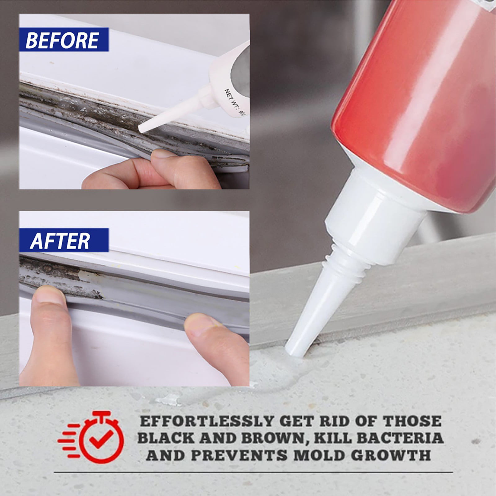 Household Mold Mildew Fungas Remover Gel Ceramic Tile Pool Wall Stain CleaneSian 