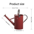 thumbnail image 3 of Heavy-Duty 5L Steel Watering Can with Ergonomic Handle & Adjustable Nozzle for Outdoor Garden Plant Care, 3 of 8