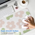 thumbnail image 4 of Stylish & Functional - Vintage Flowers Keyboard Mouse Pad, Perfect for Girls' Desk Decor - Large & Non-Slip for Gaming and Office Work, Ensures Smooth Performance, 31.5x11.8 inch, 4 of 7