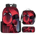 thumbnail image 3 of Mochila Marvel Spider Man 2024 nueva para estudiantes de primaria y secundaria, mochila de dibujos animados de anime de gran capacidad, bolsa para el almuerzo, 3 of 5