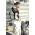 thumbnail image 4 of AmeriBag 15" Microfiber Crossbody Sling Healthy Back Bag (Seamoss), 4 of 8