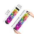 thumbnail image 4 of Naloa Colorful Glitter Dagon Fruit Ankle Socks for Women Non Slip Socks No Show Socks Classic Low Cut Casual Socks Casual Socks, 4 of 7
