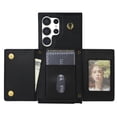 thumbnail image 4 of TECH CIRCLE for Samsung Galaxy S25 Ultra Wallet Case 6.8" 2025, Lightweight Cossbody Phone Case with RFID Blocking Flip Wallet, 5 Card Slots, PU Leather Protective Cover with Shoulder Strap, Black, 4 of 9