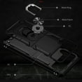thumbnail image 6 of Compatible with Samsung Galaxy Z Flip 3 Case Built-in 360 Ring Holder Kickstand, Extreme Protection Military Armor Magnetic Car Dual Layer Protective Heavy Duty Phone Cover,Black, 6 of 8