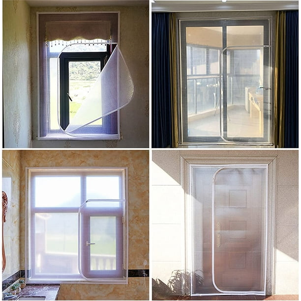Kit de vitrage secondaire de Film de fenêtre Anti-Froid et d'isolation  Thermique pour fenêtres Cadre en PVC Coupe-Vent, imperméable et Chaud  utilisé en Hiver Rideau d'isolation The : : Cuisine et Maison
