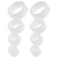 thumbnail image 5 of Masteelf White Plastic Reducing Bushing Adapters for Bench Grinding Wheels 2 Sets Adjustable Diameter for, 5 of 10