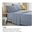 thumbnail image 2 of Hotel Quality Sateen Weave Bed Sheet Set Solid Color Deep Pocket Fitted Sheets For Mattress, 2 of 5