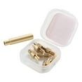 thumbnail image 4 of 6 Pieces Insert Brass Nuts Set Heat Embedment Copper Nuts Threaded Insert Brass, 4 of 7