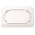thumbnail image 2 of 4.31 in. x 6.88 in. x 0.44 in. StorPlus Polycarbonate Flat Universal Plastic Lid - Clear, 2 of 4