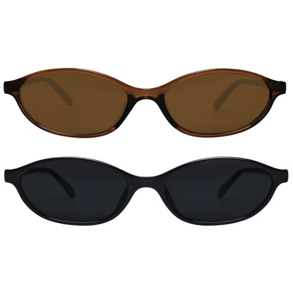 Gafas de Sol Retro Ovaladas GUVIVI para Mujer con Protección UV400