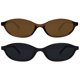 thumbnail image 1 of Gafas de Sol Retro Ovaladas GUVIVI para Mujer con Protección UV400, 1 of 9
