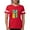 Red, variant on - Ukraine Coat Of Arms Flag T Shirt - Womens Football Shirt