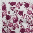thumbnail image 4 of Soimoi Floral Printed, Poly Canvas Fabric, Decor Sewing Fabric by The Yard 56 Inch Wide,Decorative Fabric for Curtains Tote Bags, Wine, 4 of 5