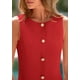 thumbnail image 5 of Vestido de trabajo PRETTYGARDEN 2025 para primavera, formal, formal, rojo, 5 of 9