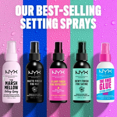 ニックス ザ フェイス グロウ セッティング スプレー 60ml NYX PROFESSIONAL MAKEUP SPRAY FIXATEUR THE FACE GLUE [bmj]