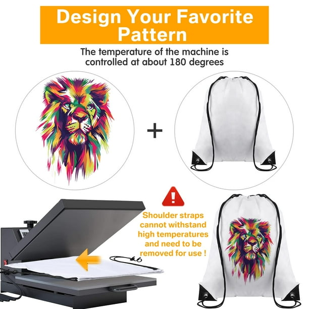 Blank sublimation drawstring bags sale