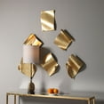 thumbnail image 5 of Uttermost Fluttering Pages Contemporary Iron Wall Decor in Gold (Set of 6), 5 of 5