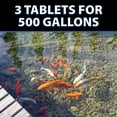 thumbnail image 3 of CrystalClear MuckOff, Beneficial Bacteria Treatment for Small Pond & Water Garden Muck Control - 384 Tablets, 3 of 9