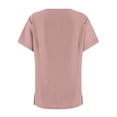 thumbnail image 6 of Resivox Scrubs for Women Plus Size Medical Scrubs Stretchy V-Neck Scrub Tops and Pants Nursing Scrubs Scrub Joggers Scrubs for Tall Women Pink XL, 6 of 6