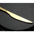 thumbnail image 3 of Stainless Steel Gold Silverware Set Titanium Gold Plating Flatware Set 20 Pieces , Gold Cutlery Set Service For 4 (Shiny Gold), 3 of 7