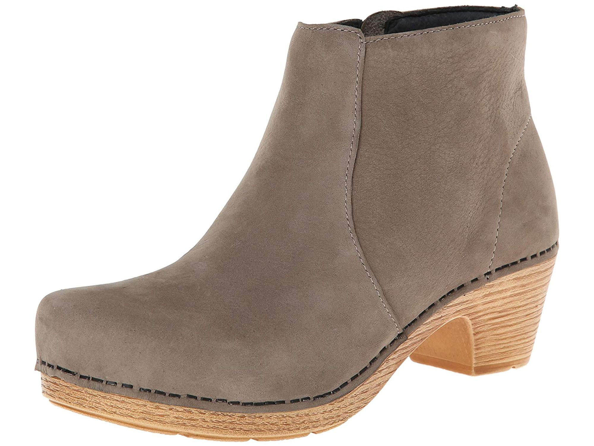 Dansko - Dansko Womens Maria Leather Round Toe Ankle Fashion Boots ...