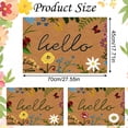 thumbnail image 3 of Easy to Clean Decorative Rug Indoor Home Decor Carpet Spring Doormat Welcome Mat for Front Door Non Entryway Rug Profile Indoor Outdoor Door Mat Decorative Coir Doormat for Home Entrance Patio Garage, 3 of 4