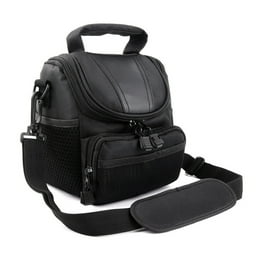 Kattee Leather Canvas Camera Bag Vintage DSLR SLR Messenger Shoulder Bag Walmart